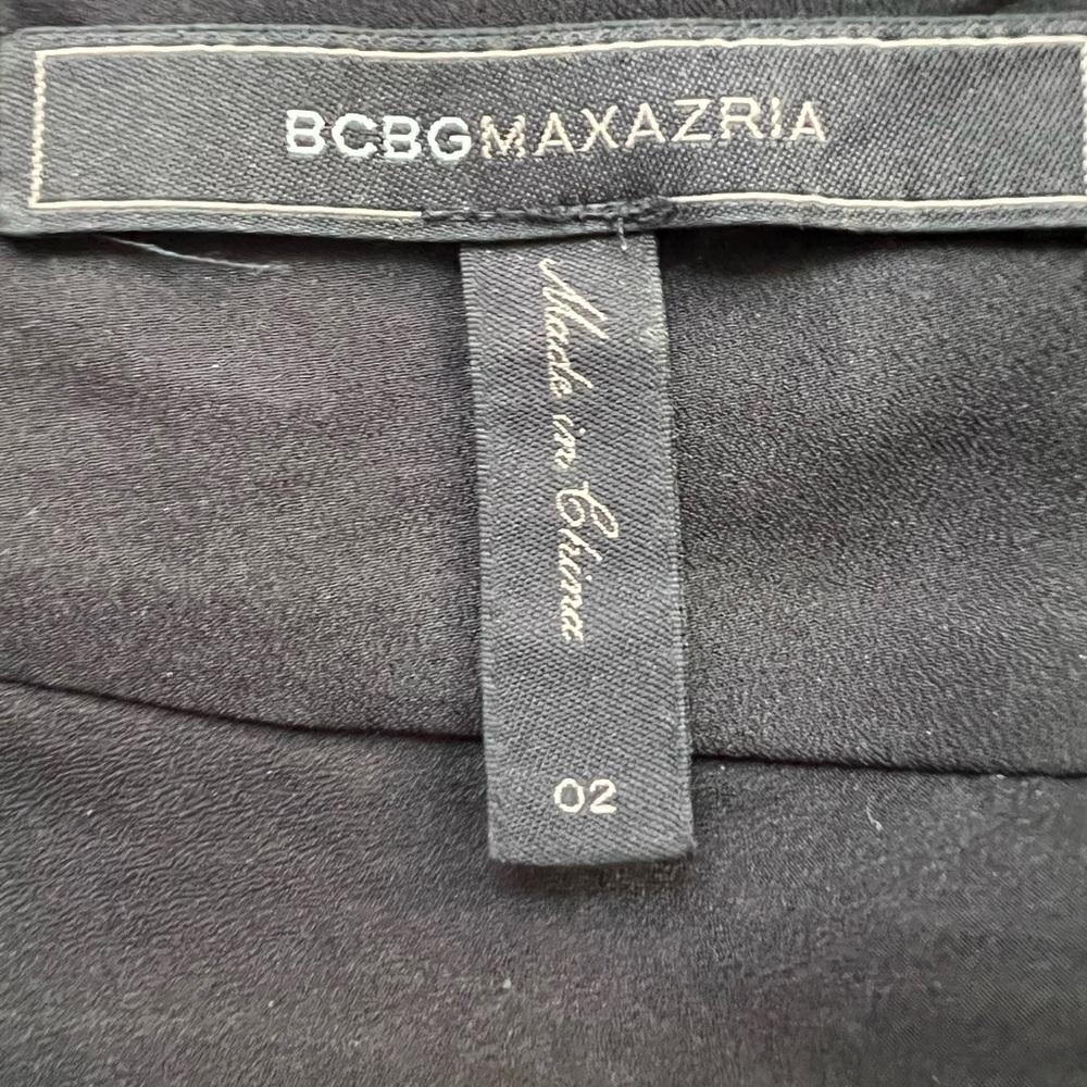 Bcbg beautiful, like new condition mini dress. Wore one. Stretchy fabric. - Picture 10 of 10